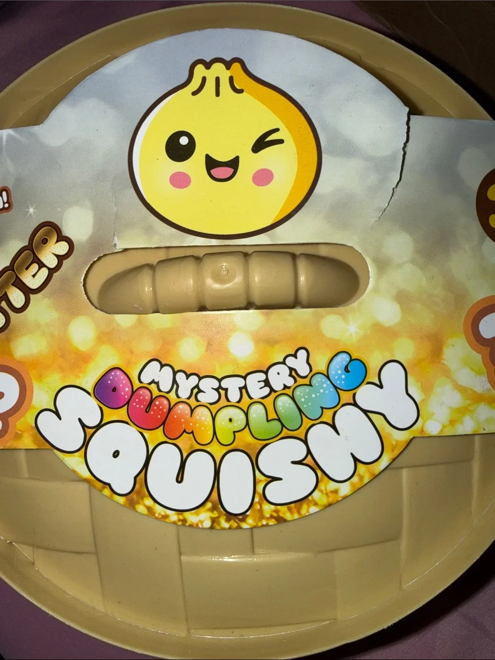 🛍 Mystery DUMPLING Squishy Mega Glitter Toy -WHAT COLOR WILL YOU GET?